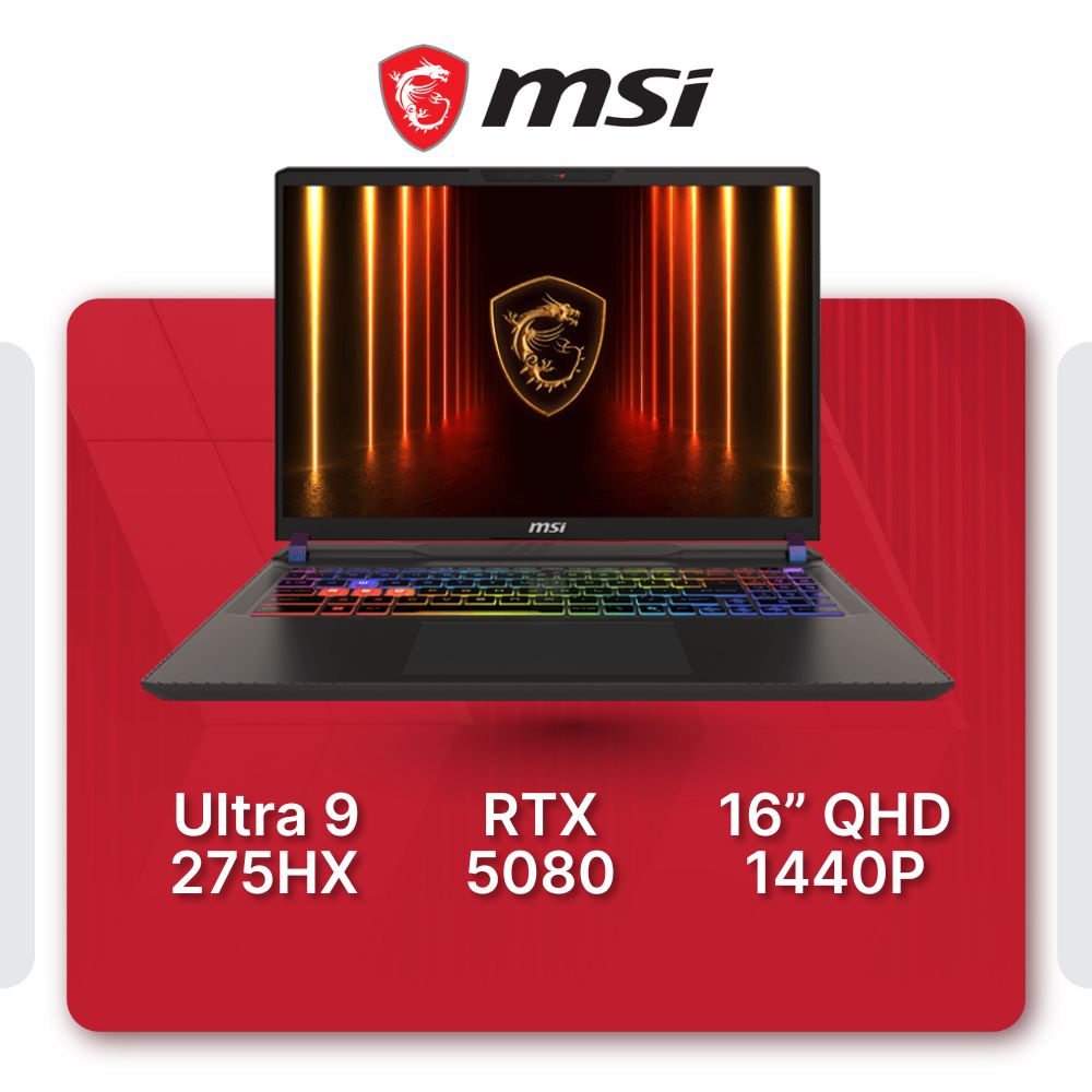 MSI Vector 16 HX AI A2XWIG Productivity Laptop - Mansa Computers