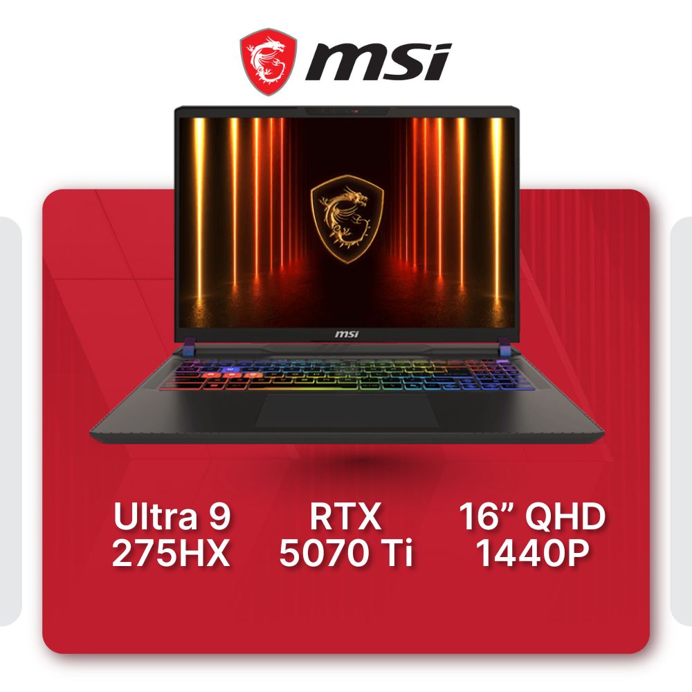 MSI Vector 16 HX AI A2XWHG Productivity Laptop - Mansa Computers
