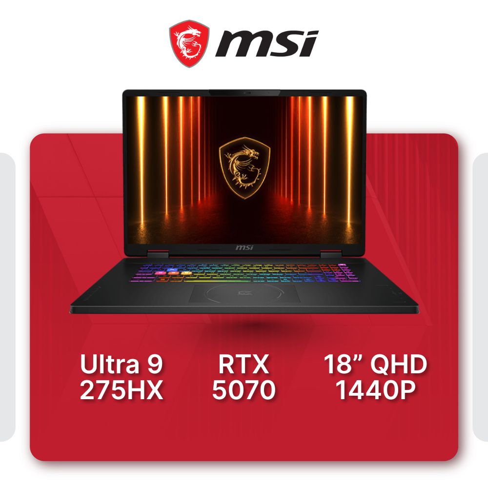 MSI Crosshair 18 HX AI A2XWFKG Productivity Laptop - Mansa Computers