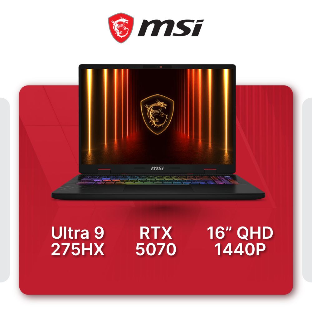 MSI Crosshair 16 HX AI D2XWFKG Productivity Laptop - Mansa Computers