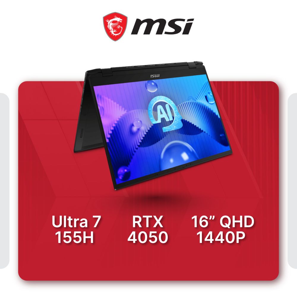 MSI Summit E16 AI Studio A1VETG Productivity Laptop - Mansa Computers