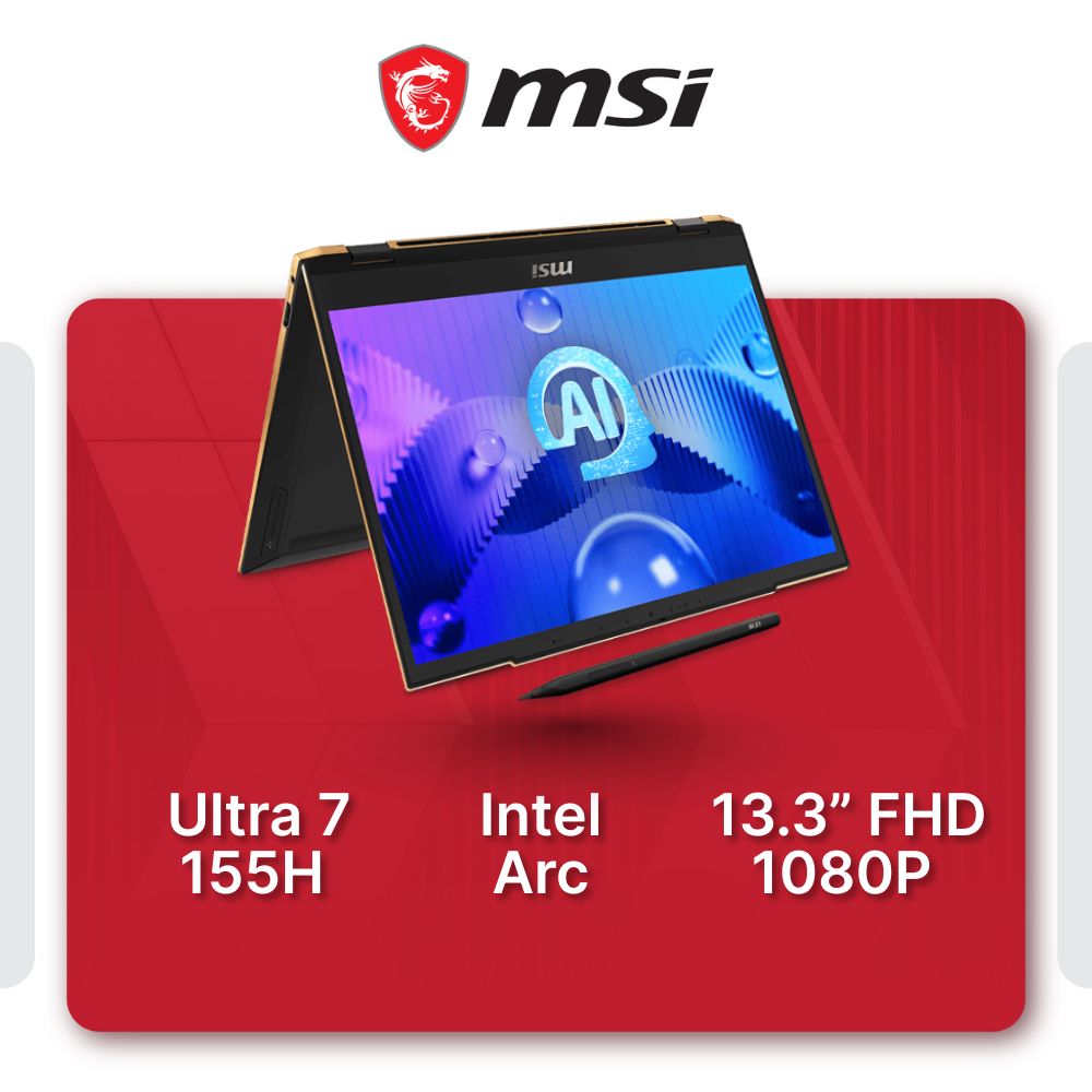 MSI Summit E13 AI Evo A1MTG Productivity Laptop - Mansa Computers