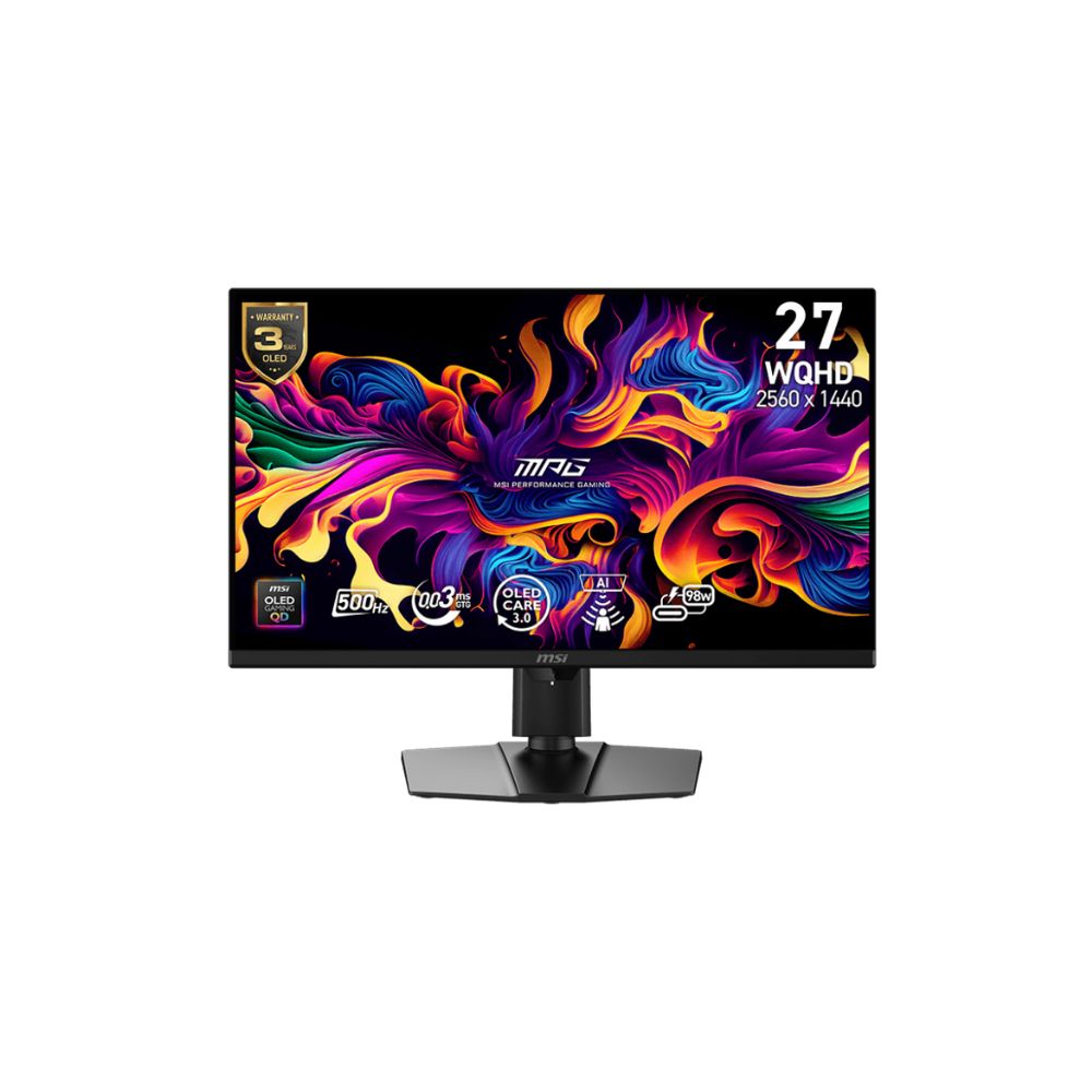 MSI 271QR 27" QD-OLED WQHD 500Hz Gaming Monitor - Mansa Computers