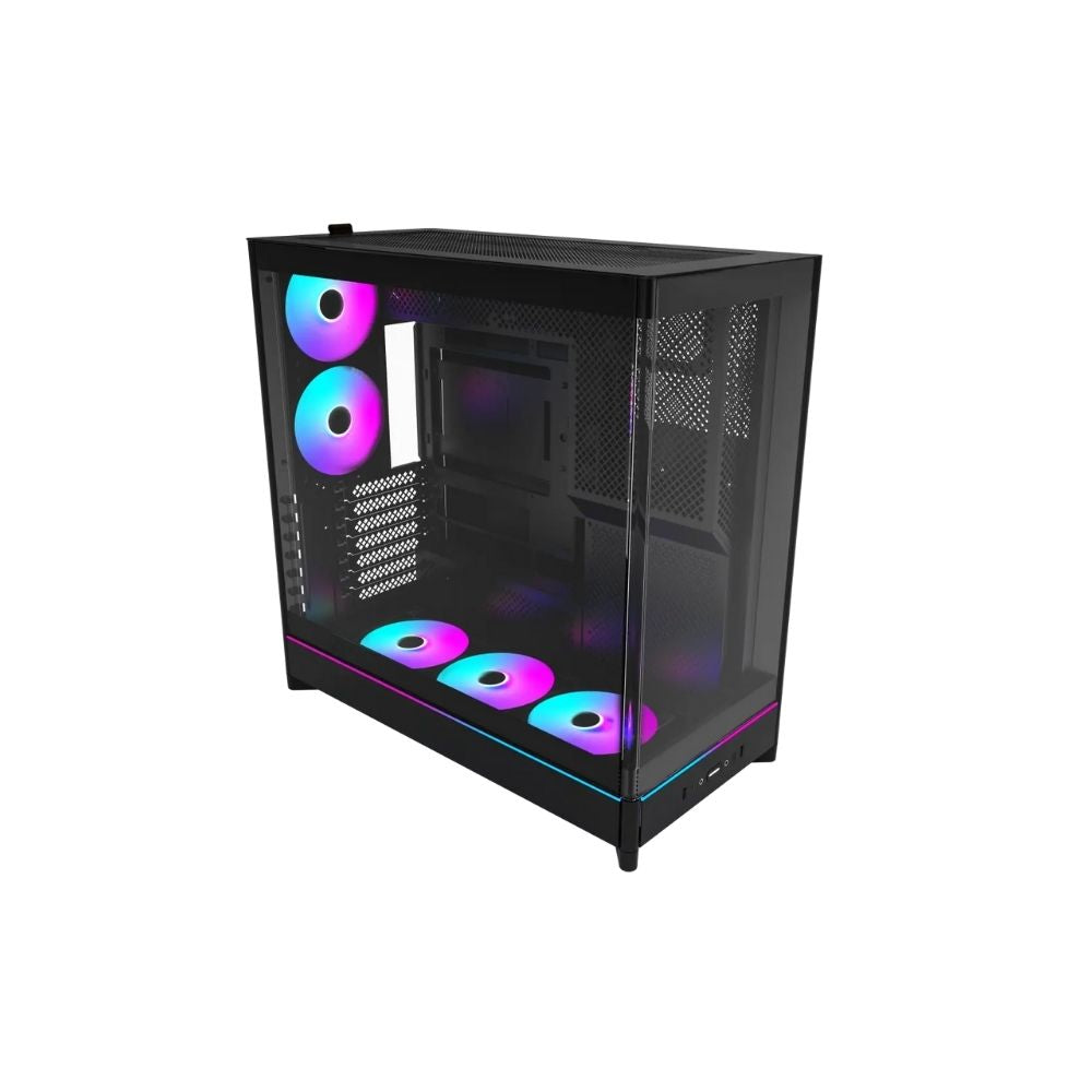 Montech HS02 Pro Case – 5 ARGB Fans & Back-Connect Design