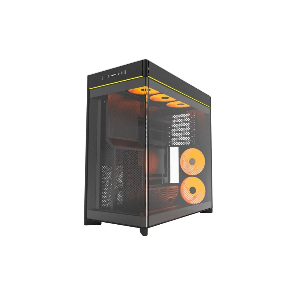 Montech HS02 Pro Case – 5 ARGB Fans & Back-Connect Design