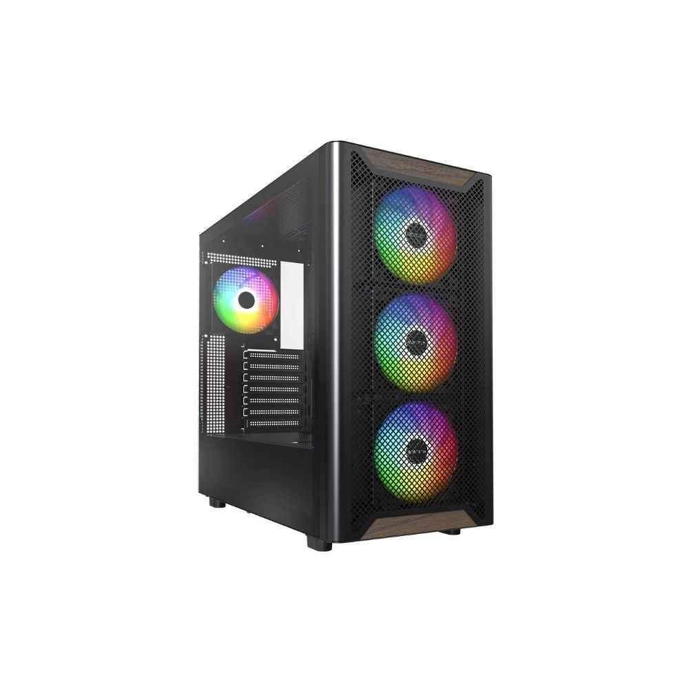 Montech XR Wood Case – Wood ATX Case with ARGB Fans