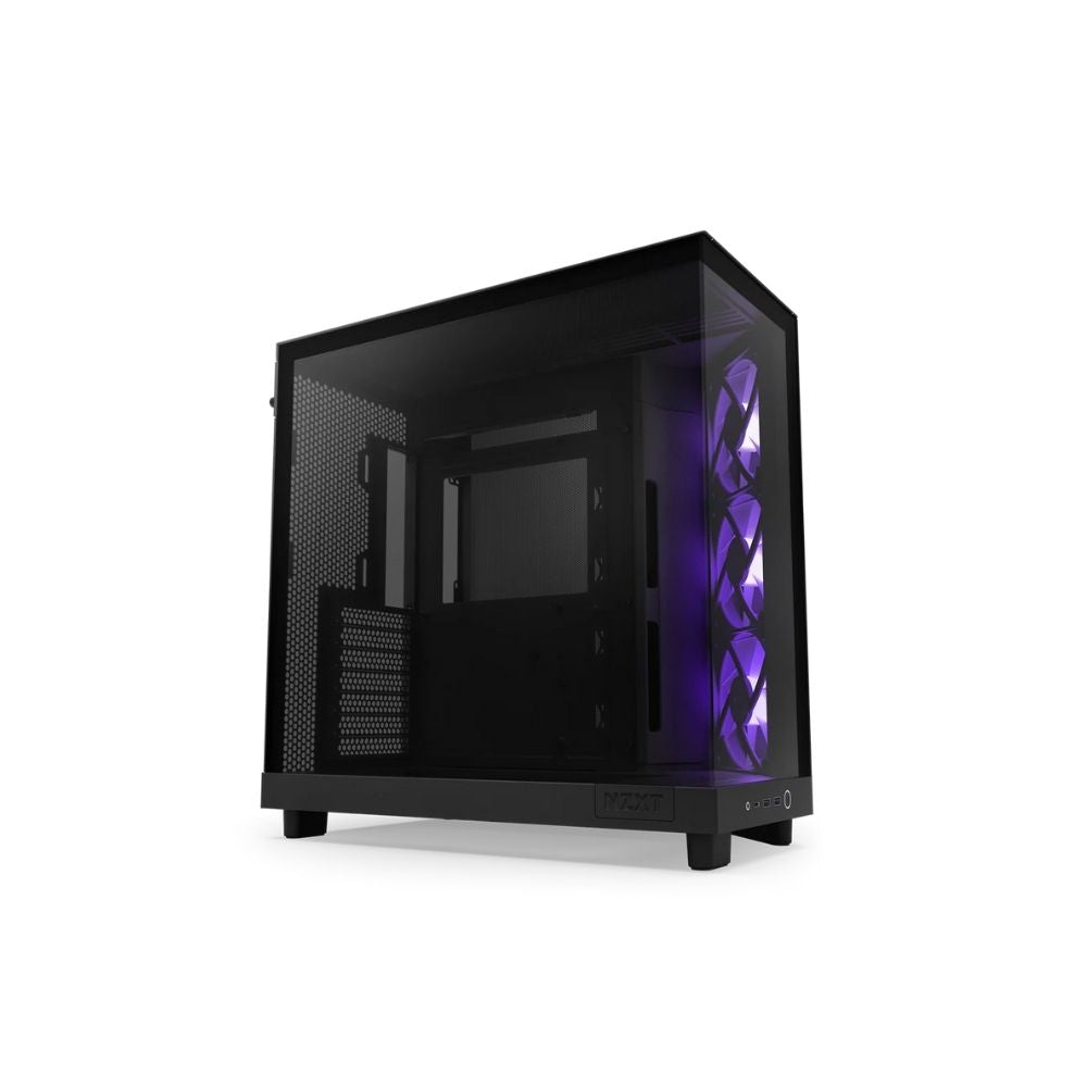 NZXT H6 Flow RGB – Dual-Chamber ATX Case with RGB Fans