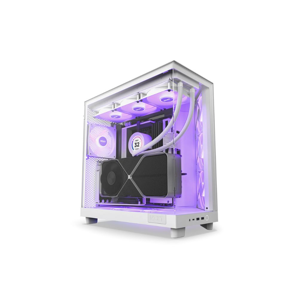 NZXT H6 Flow RGB – Dual-Chamber ATX Case with RGB Fans
