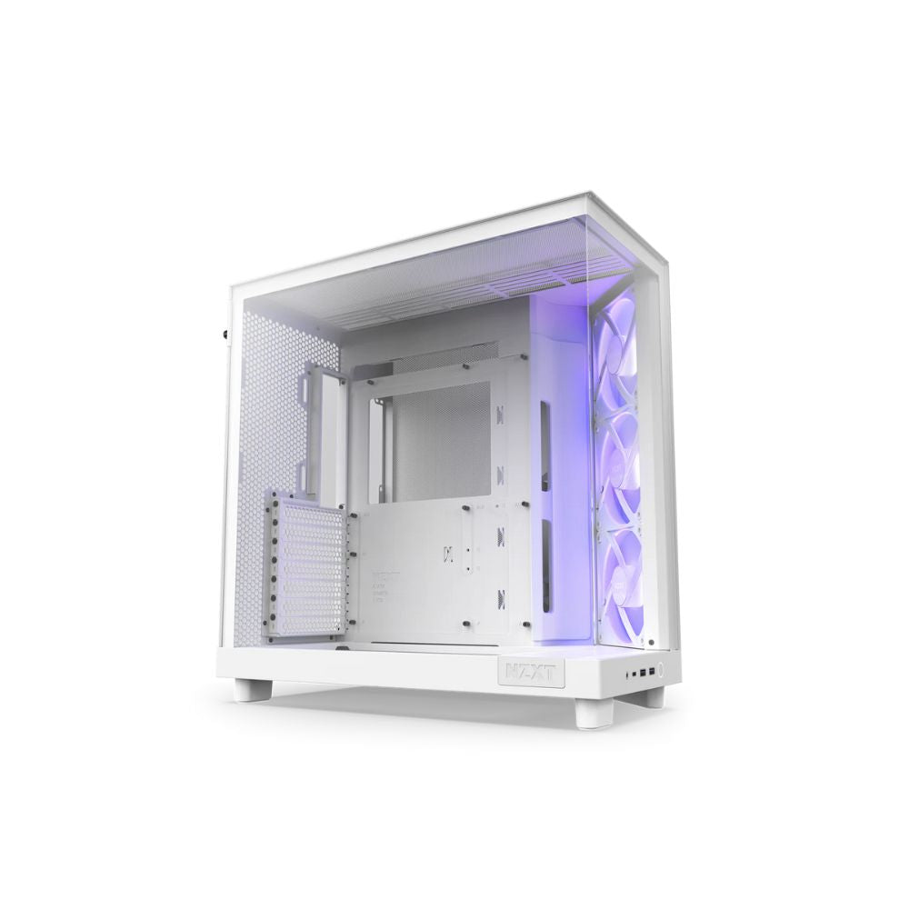 NZXT H6 Flow RGB – Dual-Chamber ATX Case with RGB Fans