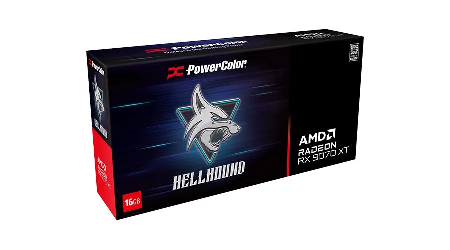 Powercolor RX 9070 XT Hellhound 16 GB GDDR6 Graphics Card - Mansa Computers