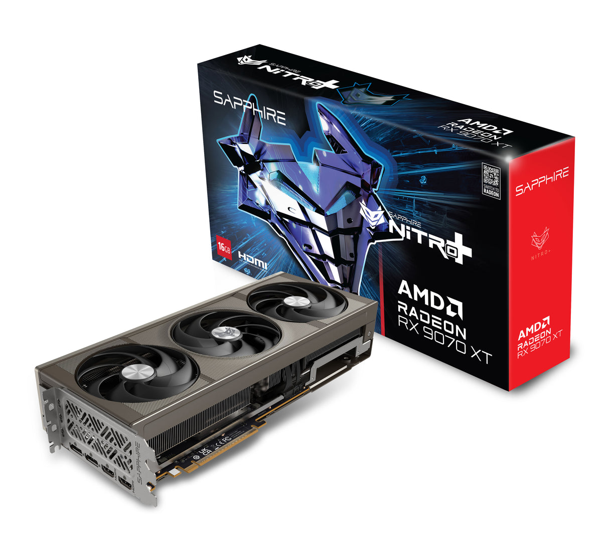 Sapphire RX 9070 XT Nitro+ 16 GB GDDR6 Graphics Card - Mansa Computers