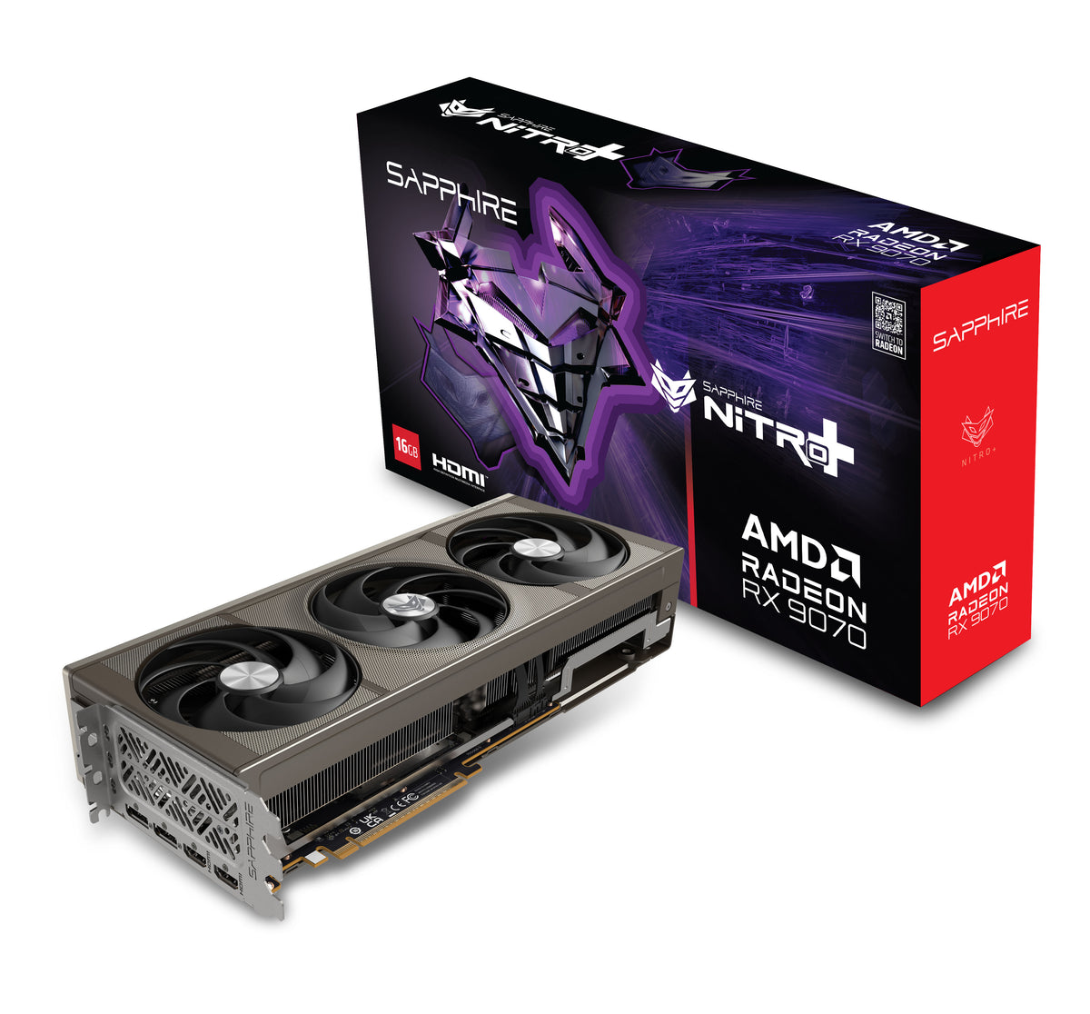 Sapphire RX 9070 Nitro+ 16GB GDDR6 Graphics Card - Mansa Computers
