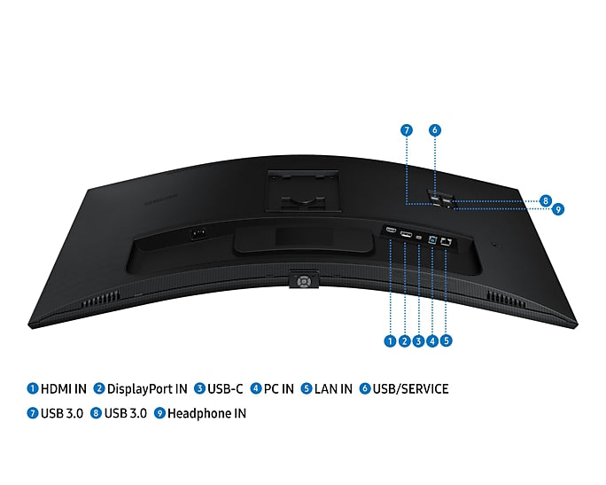 SAMSUNG 34” 100Hz S65UC Adjustable ViewFinity S6 Curved Monitor - Mansa Computers