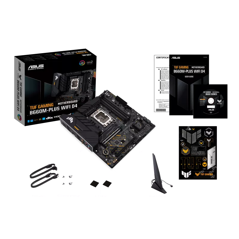ASUS B660M-Plus TUF Gaming Wi-Fi 6 & Bluetooth DDR4 Motherboard - Mansa Computers