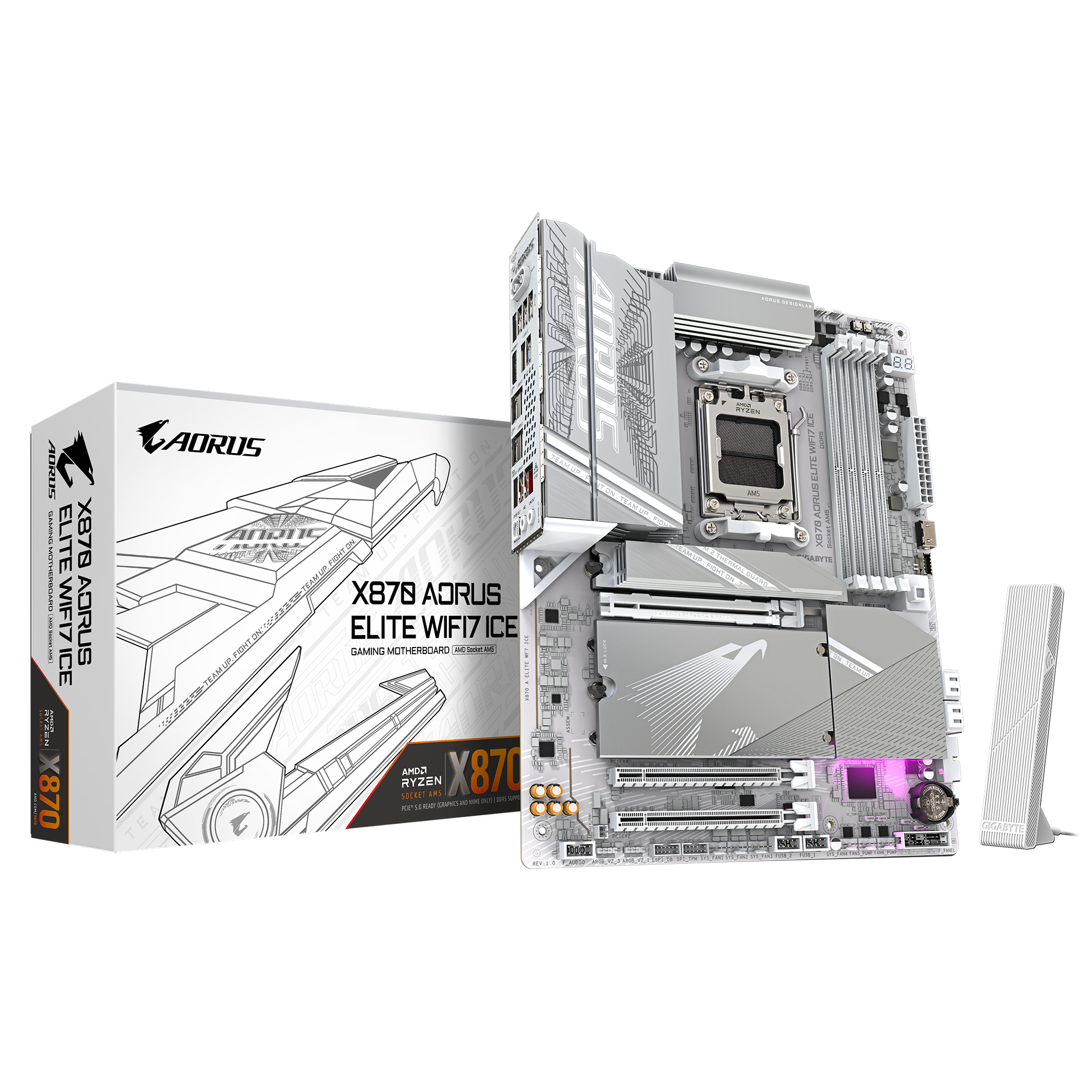 Gigabyte X870 A ELITE WIFI7 ICE Motherboard