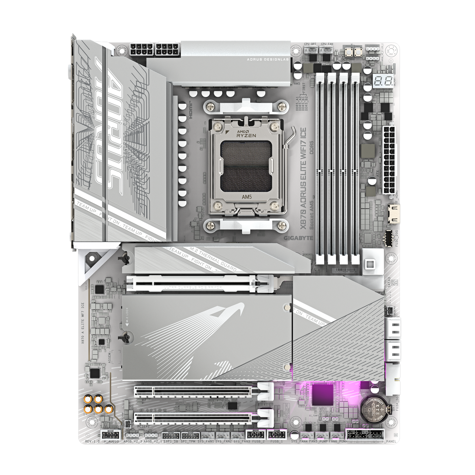 Gigabyte X870 A ELITE WIFI7 ICE Motherboard - Mansa Computers