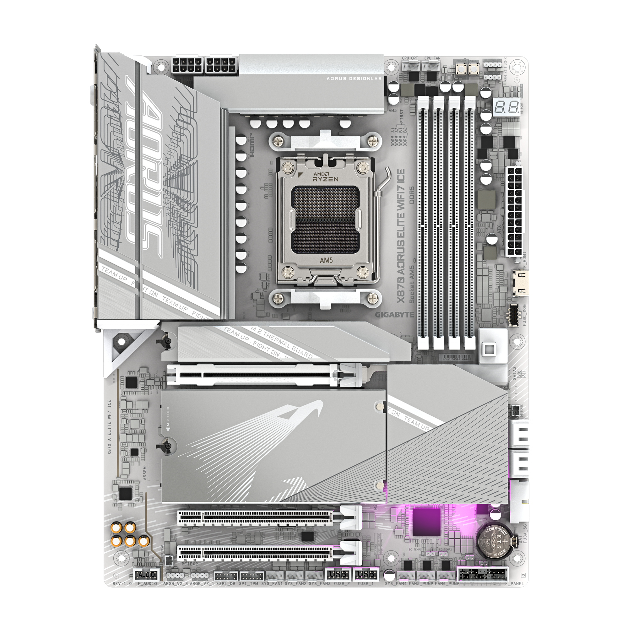 Gigabyte X870 A ELITE WIFI7 ICE Motherboard - Mansa Computers