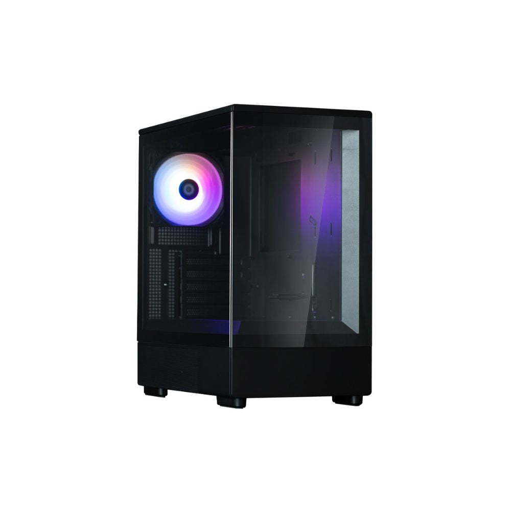Zalman P10 Black Case – Compact Tempered Glass Design