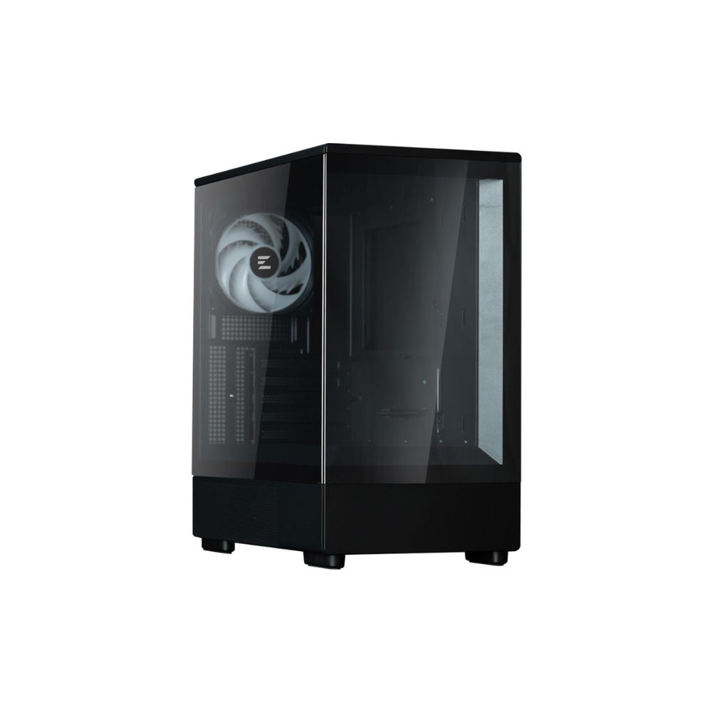 Zalman P10 Black Case – Compact Tempered Glass Design