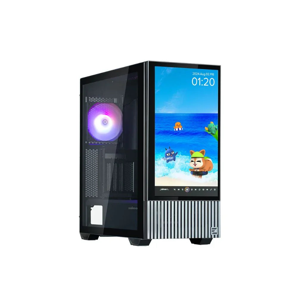 ZALMAN Z10 DS – ATX Mid Tower Case with Display Passthrough
