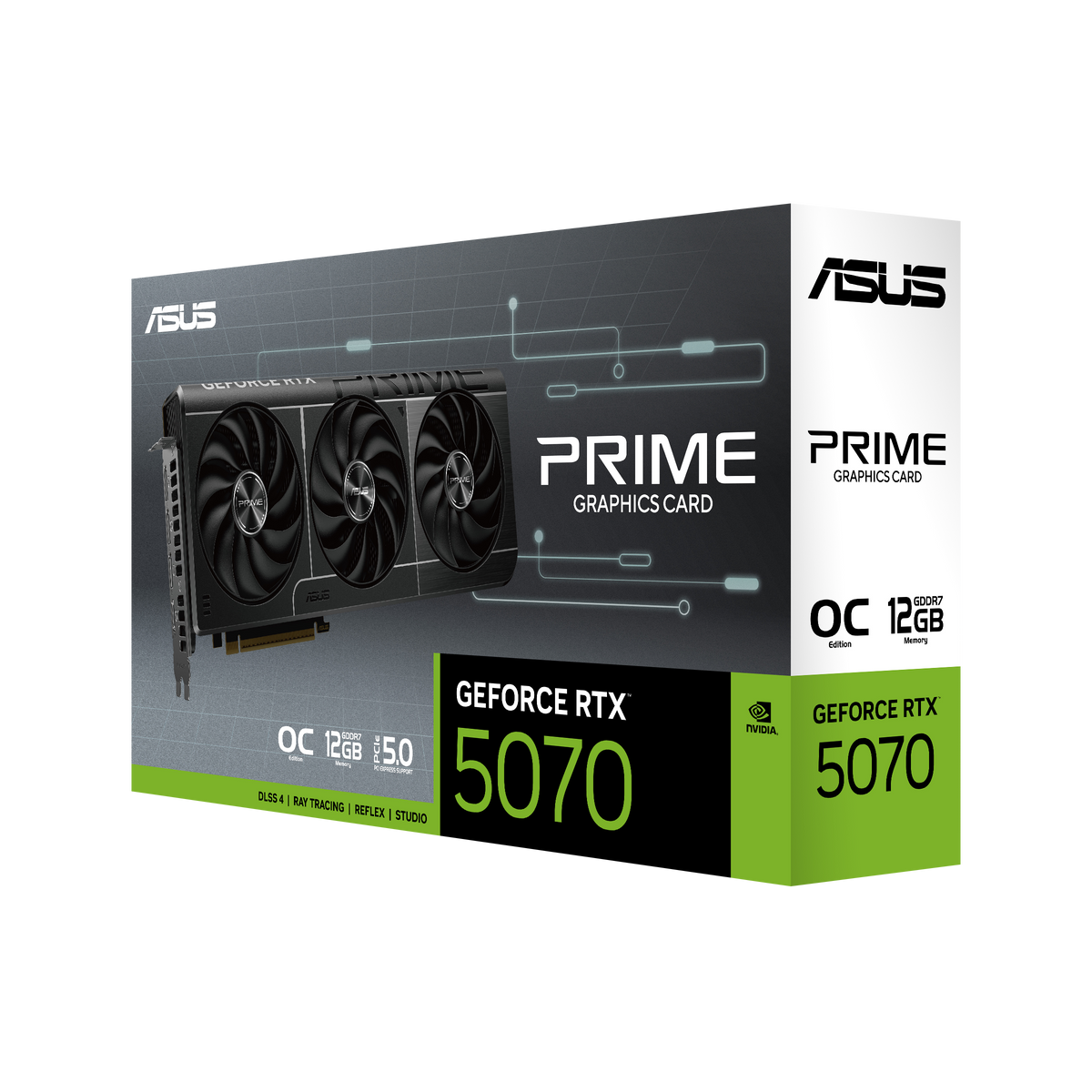 ASUS RTX 5070 Prime 12 GB GDDR7 OC Edition - Mansa Computers