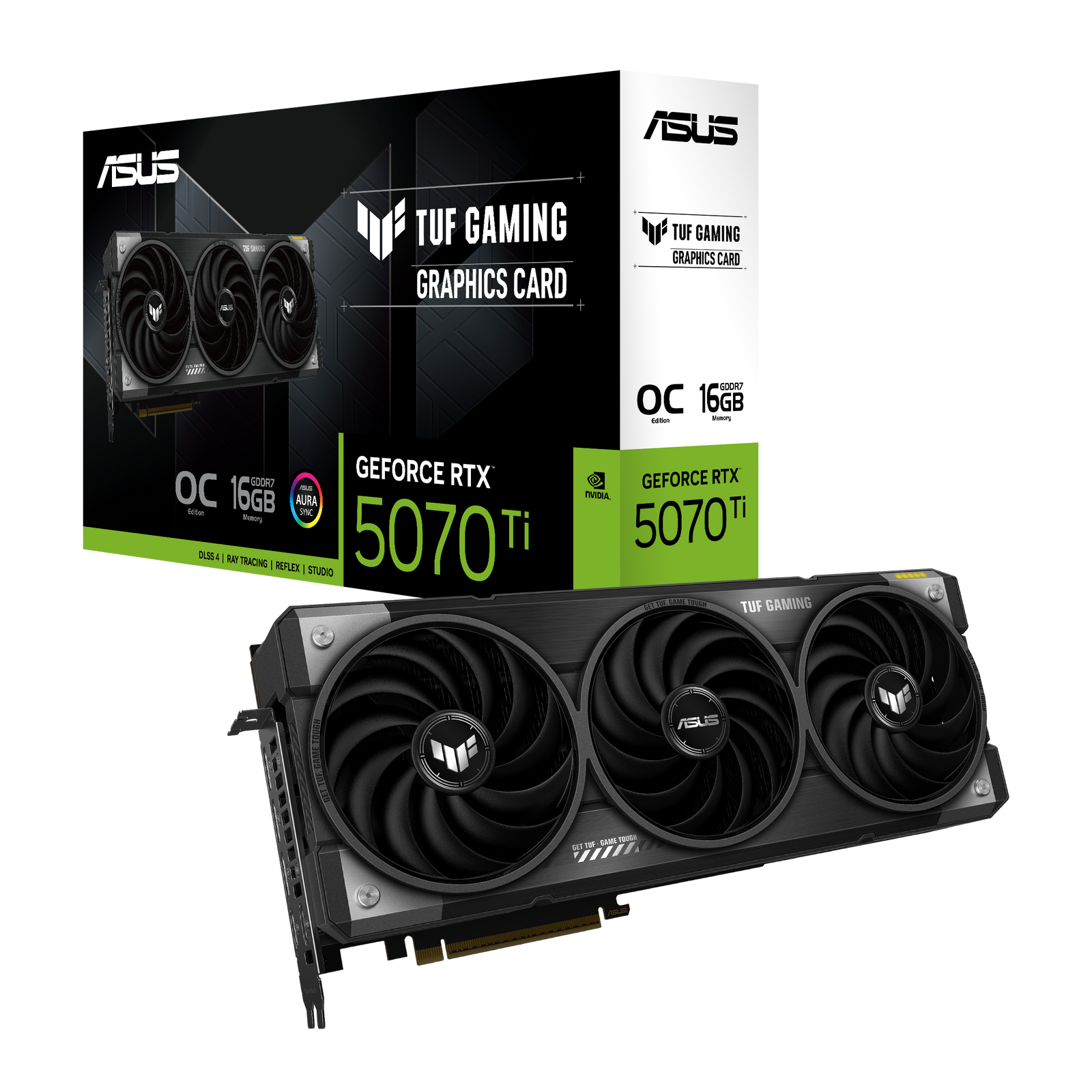 ASUS RTX 5070 Ti TUF Gaming 16 GB GDDR7 OC Edition - Mansa Computers