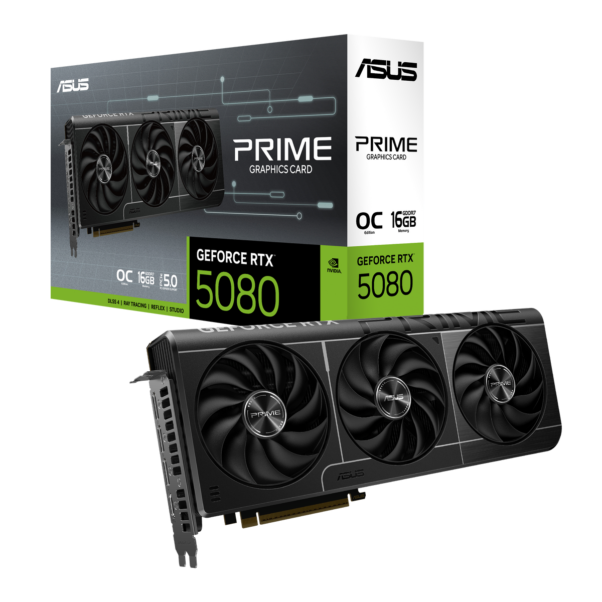 ASUS RTX 5080 Prime 16 GB GDDR7 OC Edition - Mansa Computers