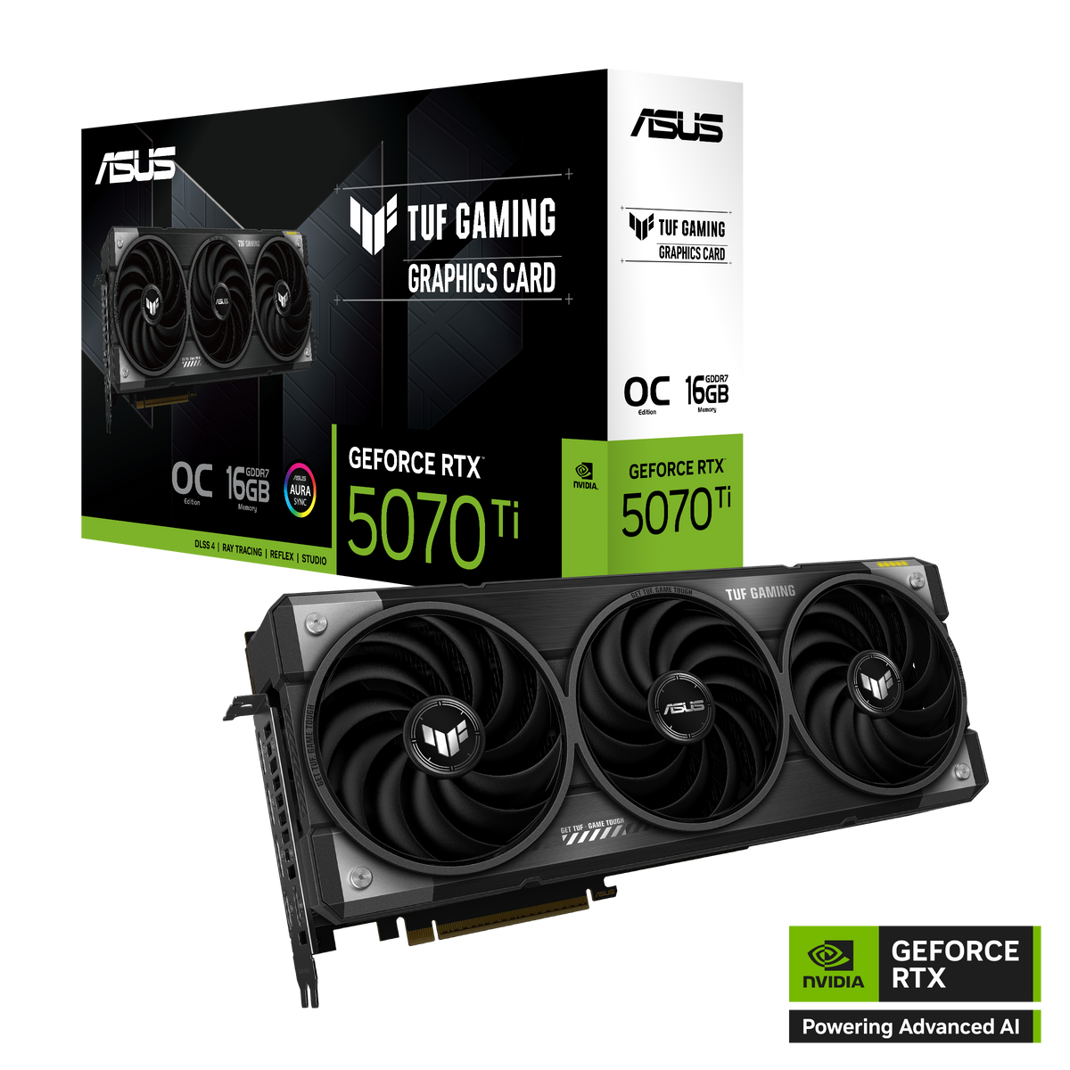ASUS RTX 5070 Ti TUF Gaming 16 GB GDDR7 OC Edition - Mansa Computers
