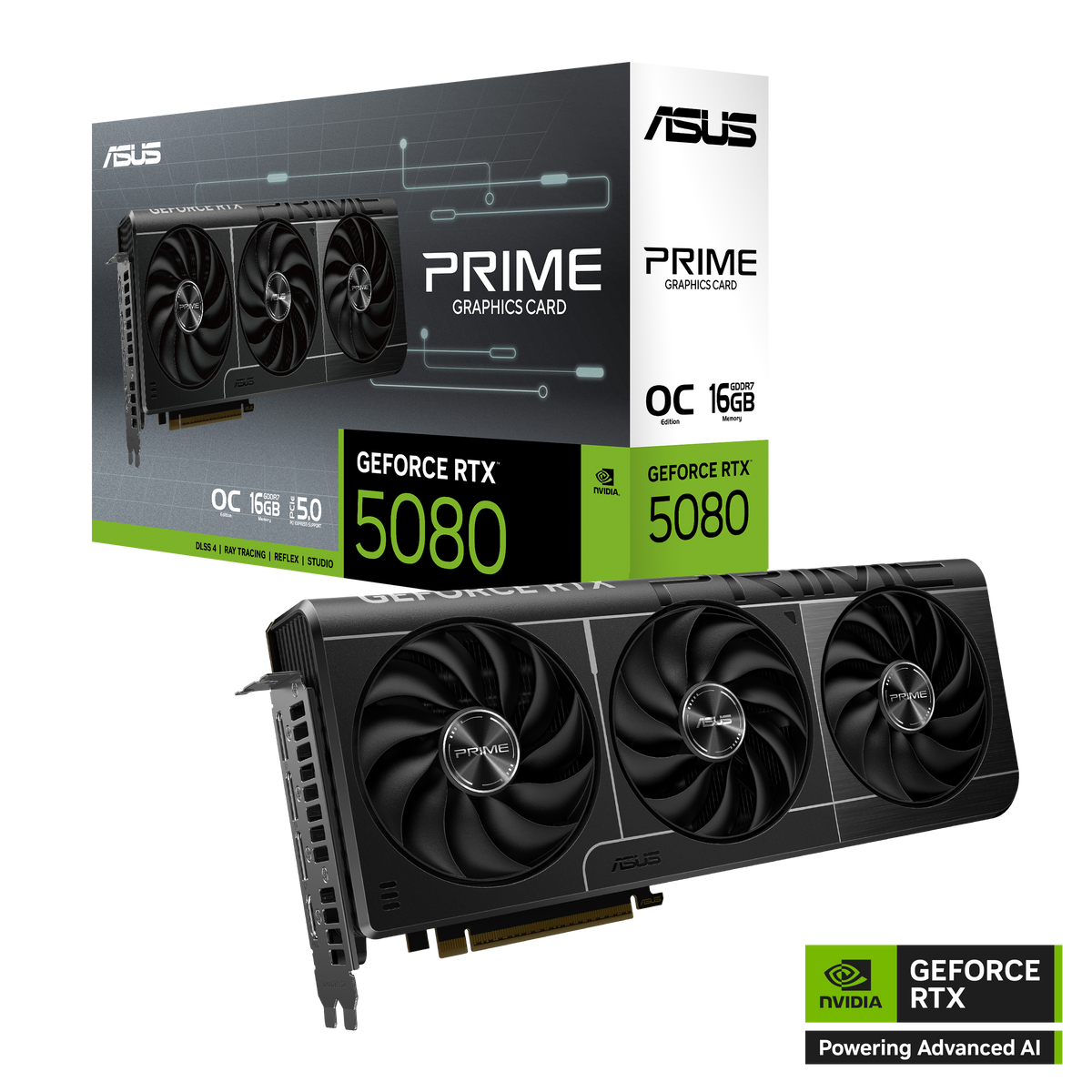 ASUS RTX 5080 Prime 16 GB GDDR7 OC Edition - Mansa Computers