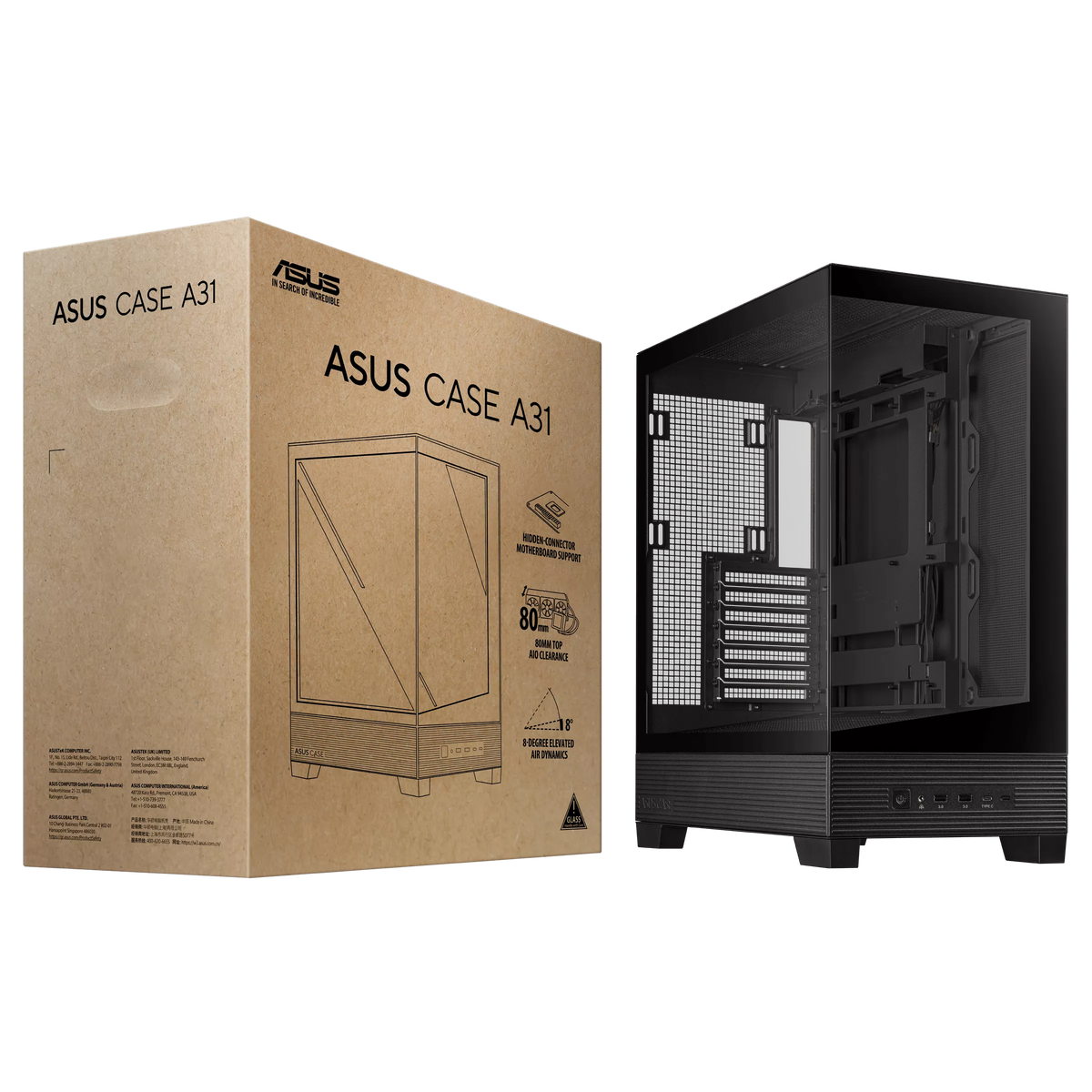 Asus A31 Case - Black - Mansa Computers
