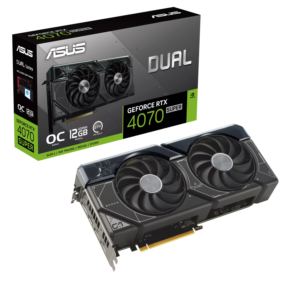 Asus RTX 4070 Super 12 GB Dual OC - Mansa Computers