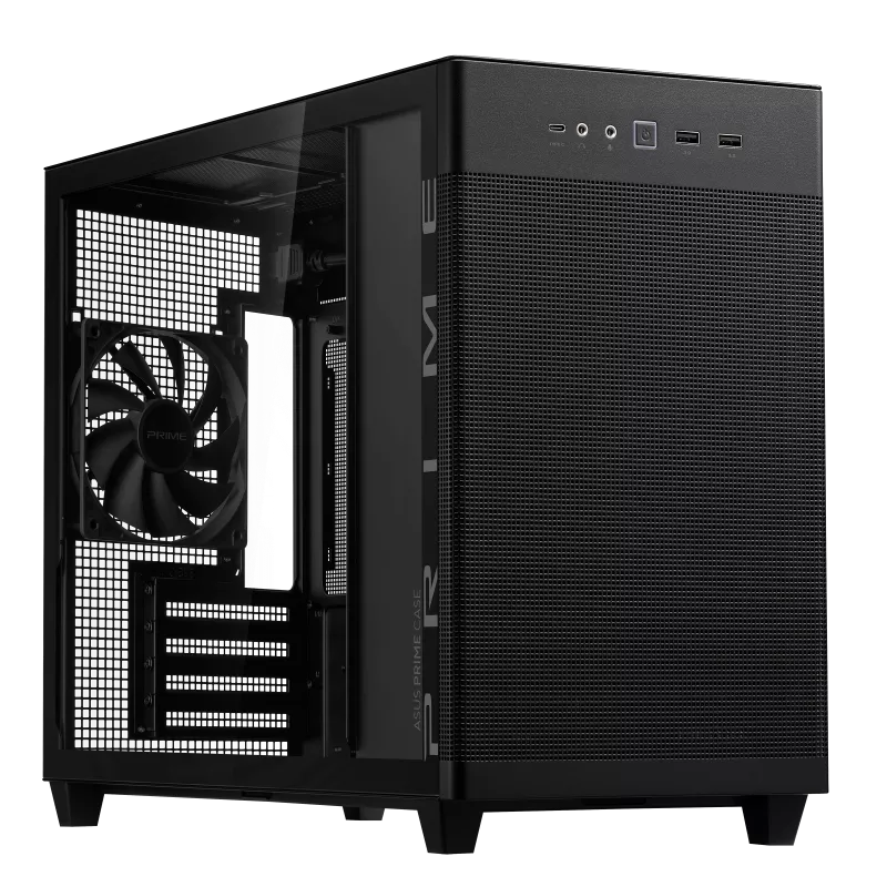 Asus Prime AP201 Tempered Glass MicroATX Case - Mansa Computers