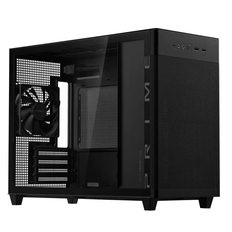 Asus Prime AP201 Tempered Glass MicroATX Case - Mansa Computers