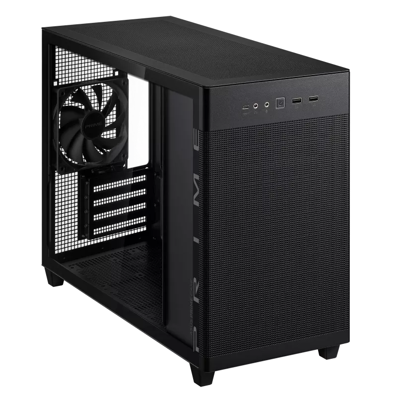 Asus Prime AP201 Tempered Glass MicroATX Case - Mansa Computers