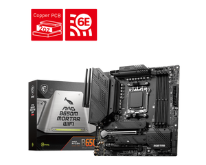 MSI MAG B650M Mortar Wi-Fi AM5 MATX Motherboard