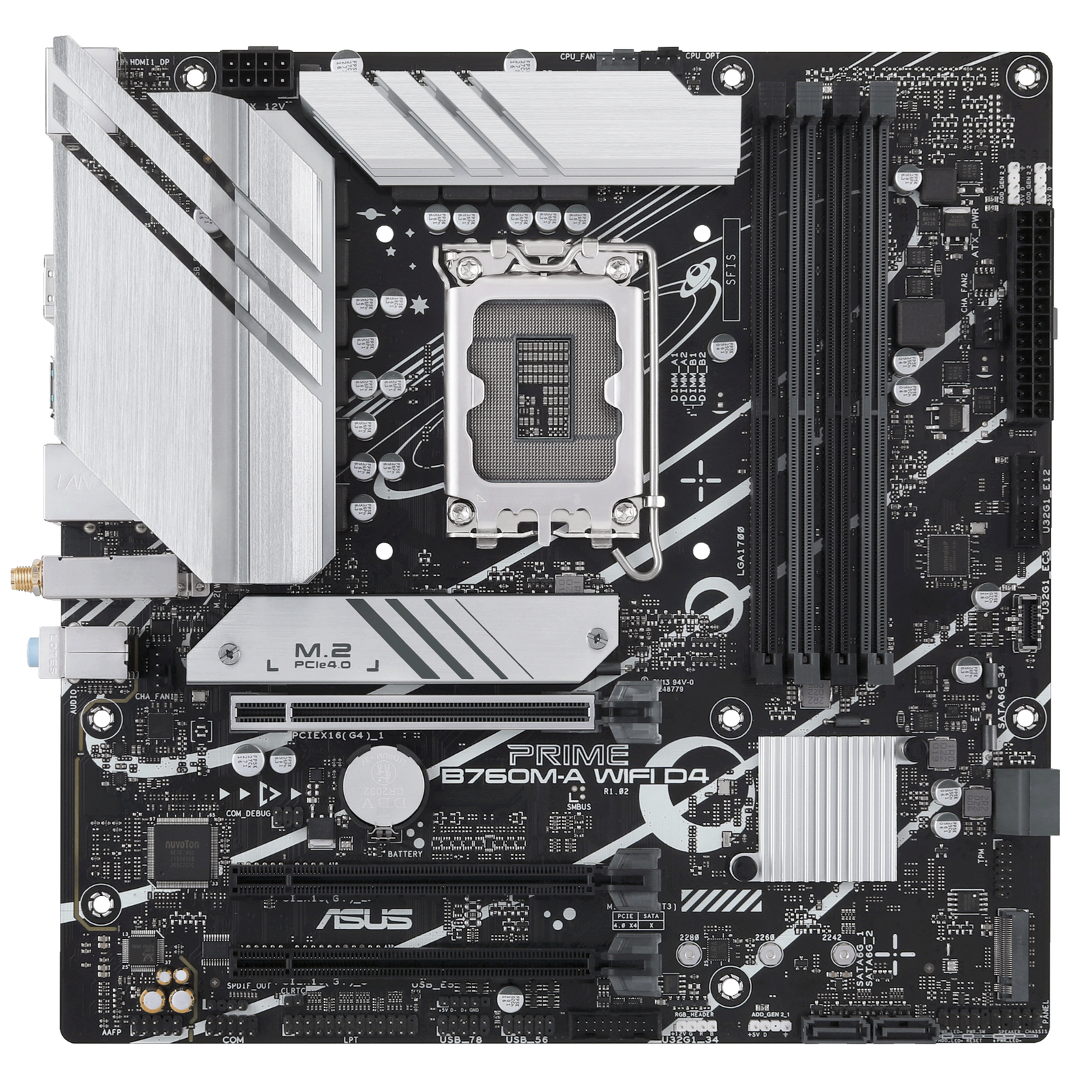 Asus B760M-A Prime Wi-Fi D4 LGA1700 MATX Motherboard - Mansa Computers