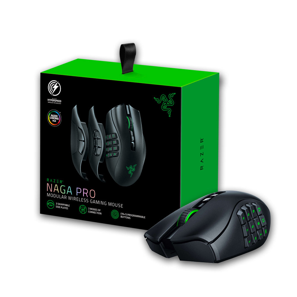 Razer's Naga Pro is a wireless modular gaming mouse with loads of buttons -  The Verge