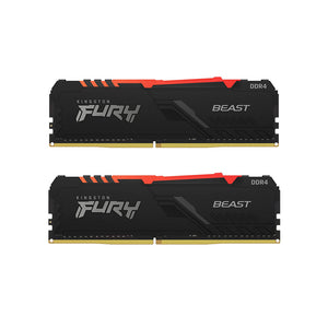 Kingston RGB Fury Beast DDR4 32GB (2 x 16GB) 3600 MHz Ram