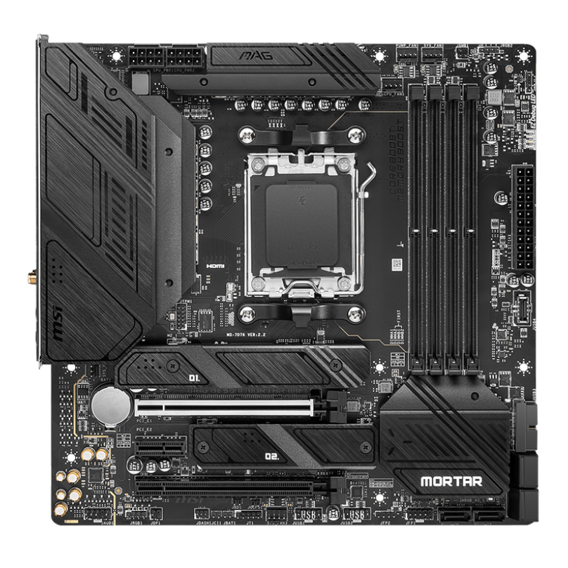 MSI MAG B650M Mortar Wi-Fi AM5 MATX Motherboard
