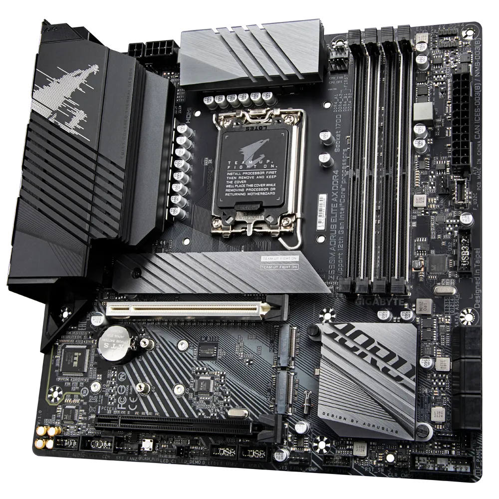Gigabyte Z690M Aorus Elite AX DDR4 LGA1700 MATX Motherboard
