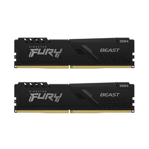 Kingston Fury Beast DDR4 16GB (2 x 8GB) 3600 MHz Ram