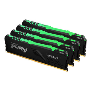 Kingston RGB Fury Beast DDR4 16GB (2 x 8GB) 3600 MHz Ram