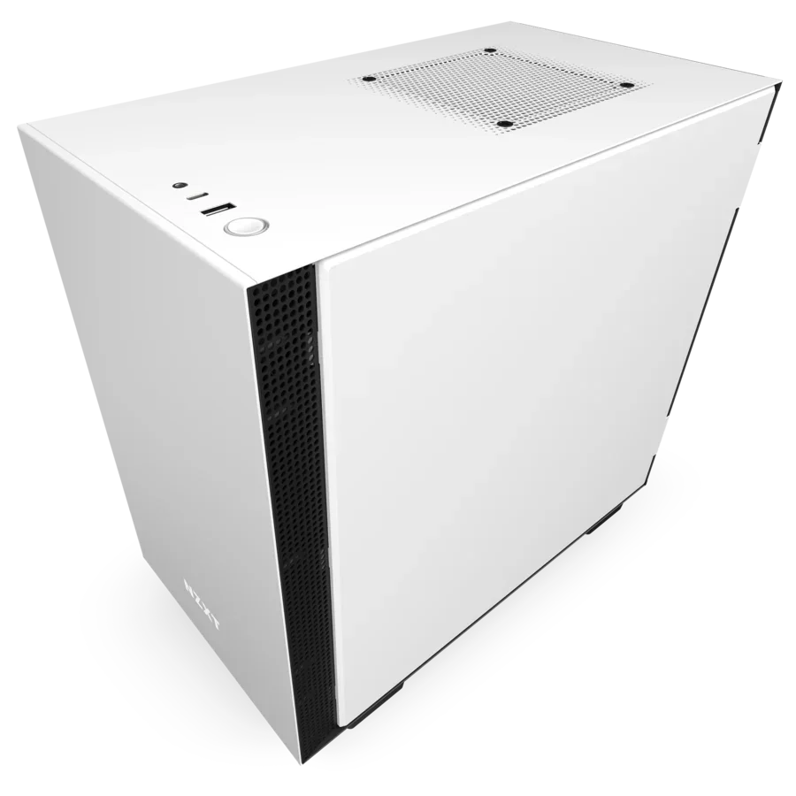 NZXT H210i ITX Case (Matte White) - Mansa Computers