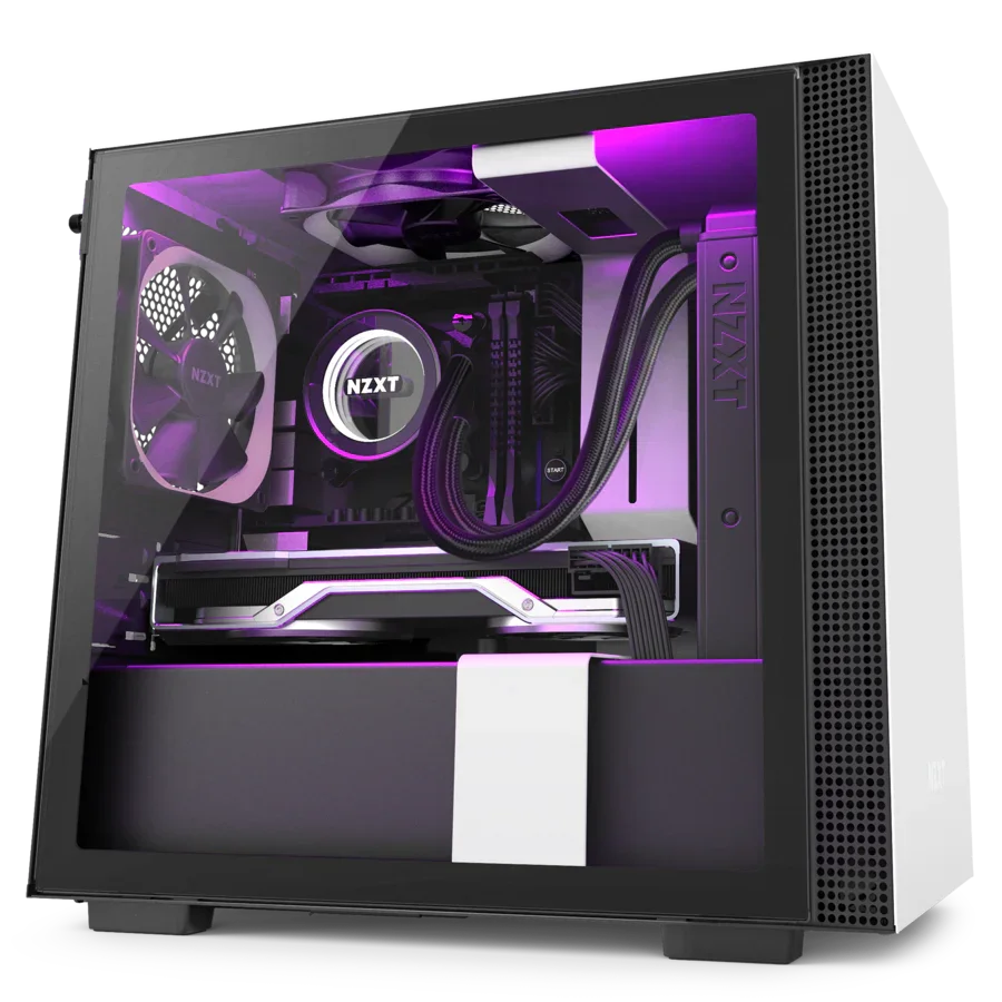 NZXT H210i ITX Case (Matte White) - Mansa Computers NZXT H210i ITX Case (Matte White) - Mansa Computers